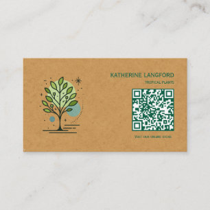 Cartão De Visita Marca Personalizada da Greenleaf Nursery