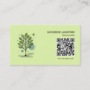Cartão De Visita Marca Personalizada da Greenleaf Nursery