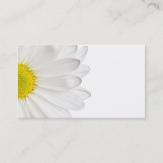 Cartão De Visita Margaridas personalizadas fundo da flor da