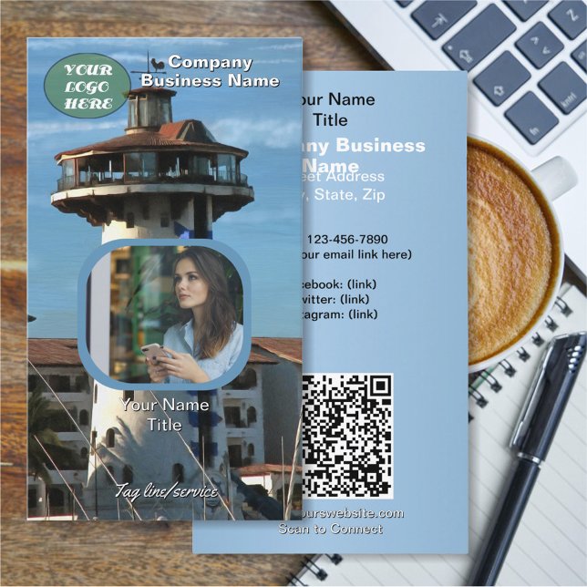 Cartão De Visita Marina Vallarta 0948 Código QR (Criador carregado)