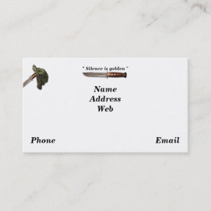 Cartão De Visita Marinho do exército fuzileiros navais lrrps lrrrp