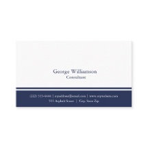 Marinho náutico simples azul e branco