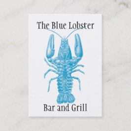 Cartão De Visita Marisco ou tema da pesca