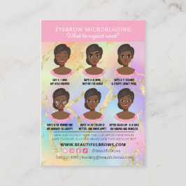 Cartão De Visita Mármaco de Aterrissagem e Compromisso da Microbord