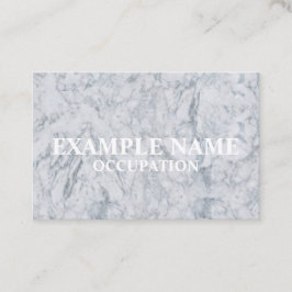 Cartão De Visita Mármore Personalizado Texturizado (UK/Euro)