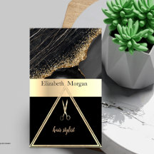 Mármore Preto Moderno Elegante Lantejoulas Dourada