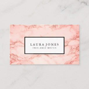 Cartão De Visita Mármore profissional