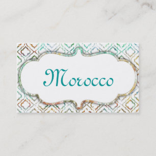 Cartão De Visita Marrocos limpo