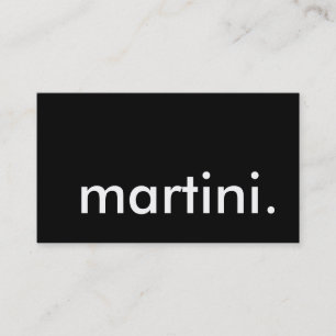 Cartão De Visita Martini.