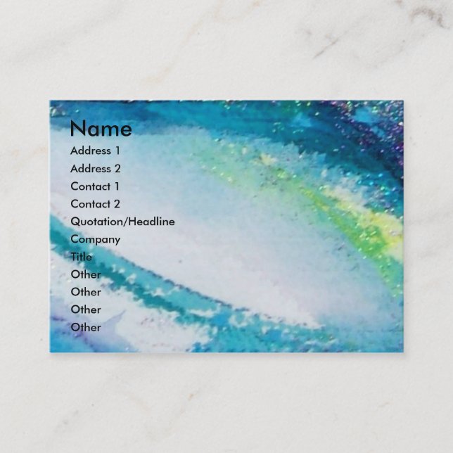 Cartão De Visita MÁSCARA AZUL Veneza Mascarada cor-de-rosa (Frente)