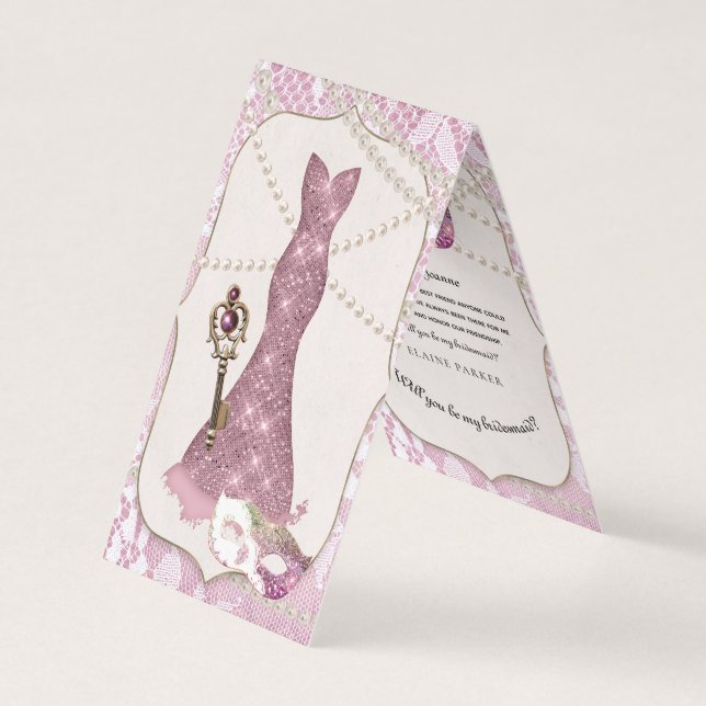 Cartão De Visita Máscara chave mágica do manequim do formulário do (Frente)