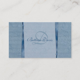 Cartão De Visita Máscaras do azul