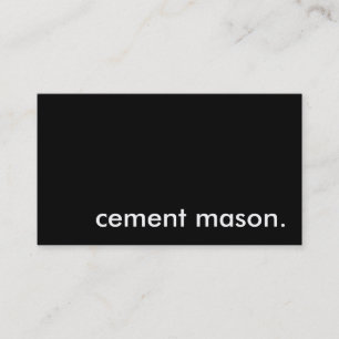 Cartão De Visita Mason.