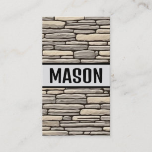 Cartão De Visita Mason Modern