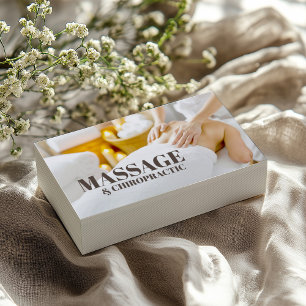 Cartão De Visita Massagem Chiropracy Body & Soul Therapy Salon