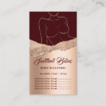 Cartão De Visita Massagem corporal Logotipo esculpido SPA Dourado R<br><div class="desc">coleção florenceK de salões de beleza de luxo</div>