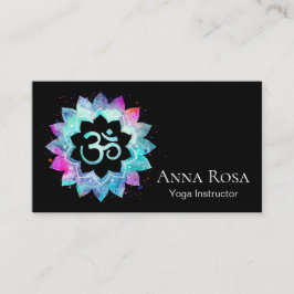 Cartão De Visita Massagem Lightworker da ioga do OM Reiki do *~*