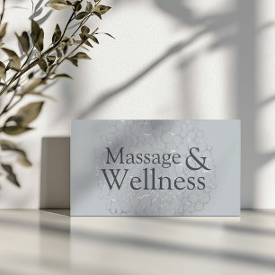 Cartão De Visita Massagem Terapeuta Tecido Profundo Reiki Óleos Es