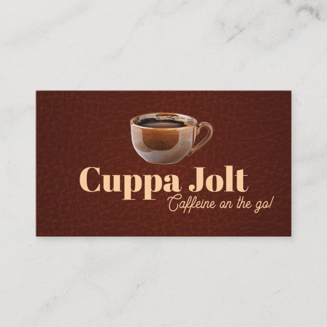 Cartão De Visita Mata de café cerâmica (Frente)