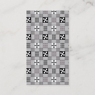 Cartão De Visita Matéria têxtil da África Ocidental de Adinkra