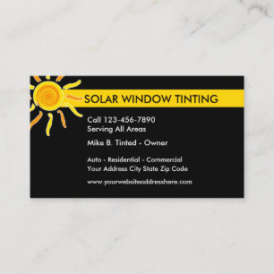 Cartão De Visita Matização solar de Windows