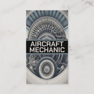 Cartão De Visita Mecânica da aeronave