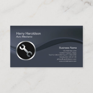 Cartão de visita Mecânico Automático do Ícone de C