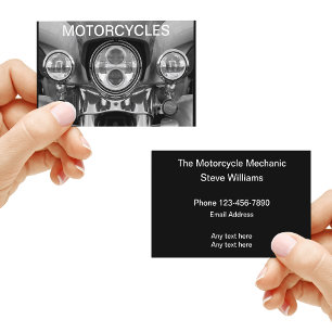 Cartão De Visita Mecânico de Motocicletas Legal