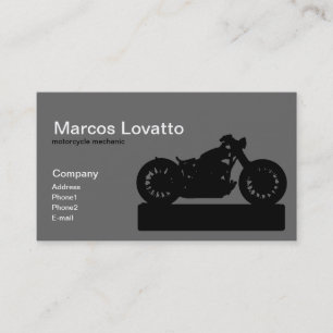 Cartão De Visita mecânico de motociclos
