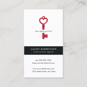 Cartão De Visita Mediador imobiliário moderno