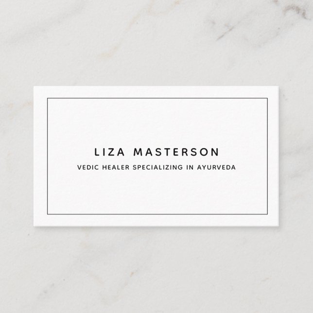 Cartão De Visita Medicamento mínimo de Alternativo Preto para Calor (Frente)