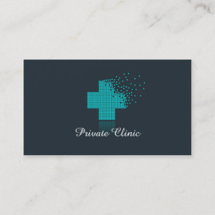 Cartão De Visita Medicina Médica Privada Médica Médica Primeiros