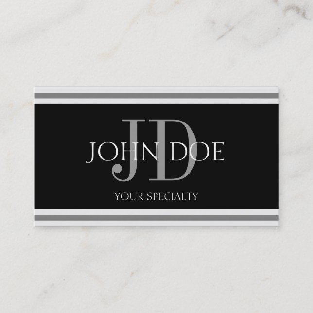 Cartão De Visita Médico B/B horizontal (Frente)