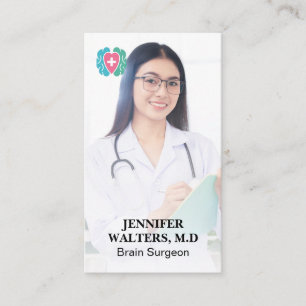 Cartão De Visita Médico com Área de Transferência