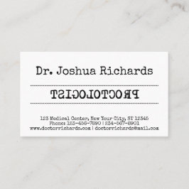 Cartão De Visita Médico engraçado, personalizável