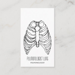 Cartão De Visita Médico pneumologista pulmonar