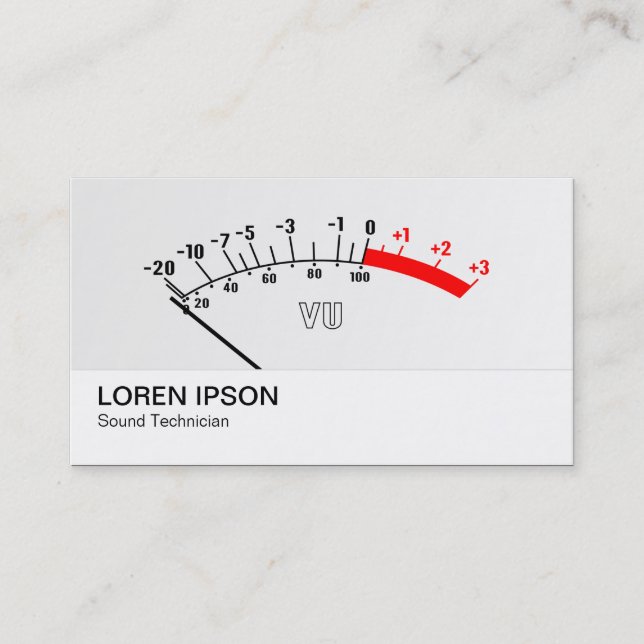 Cartão De Visita Medidor de VU 01 (Frente)