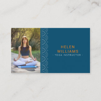 Cartão De Visita meditação de yoga personalizada