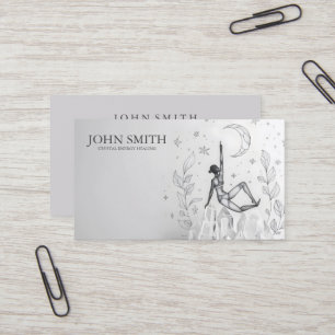 Cartão De Visita Meditação espiritual do Crystal Energy Healer Chak