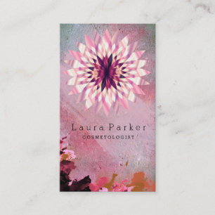 Cartão De Visita Meditação Lótus Flower Yoga Spa Holística