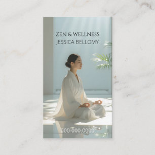 Cartão De Visita Meditação Zen
