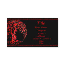 Mehndi Tree of Life (Henna) (Red)