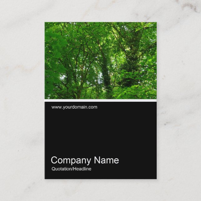 Cartão De Visita Meia e meia foto 028 - nas árvores (Frente)