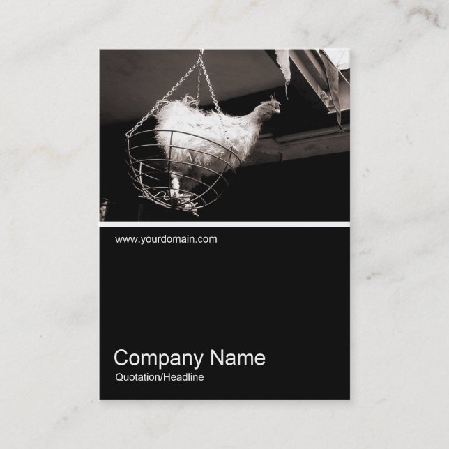 Cartão De Visita Meia e meia foto 044 - Frango na cesta (Frente)