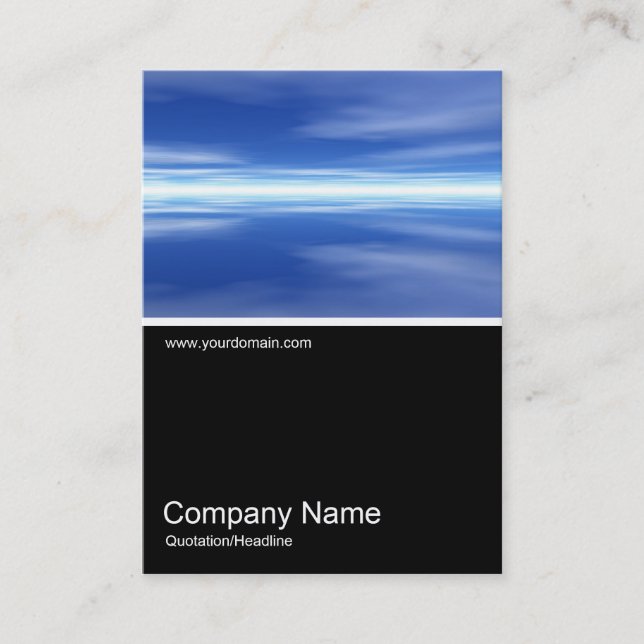 Cartão De Visita Meia &Foto 0201 - Reflexões (Frente)