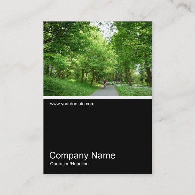 Cartão De Visita Meia &Foto 0222 - Via de Ciclo (Frente)