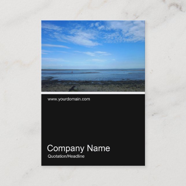 Cartão De Visita Meia Foto 0227 - Severn Estria at Penarth (Frente)