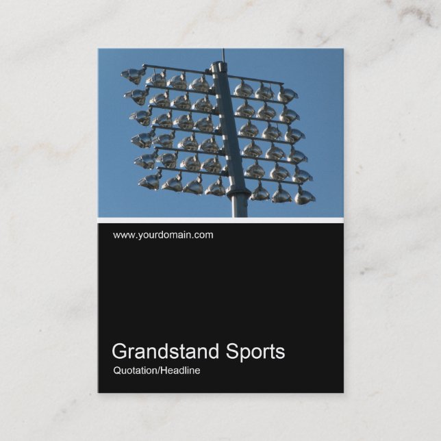 Cartão De Visita Meia Foto 0263 - Flood Lights (Frente)