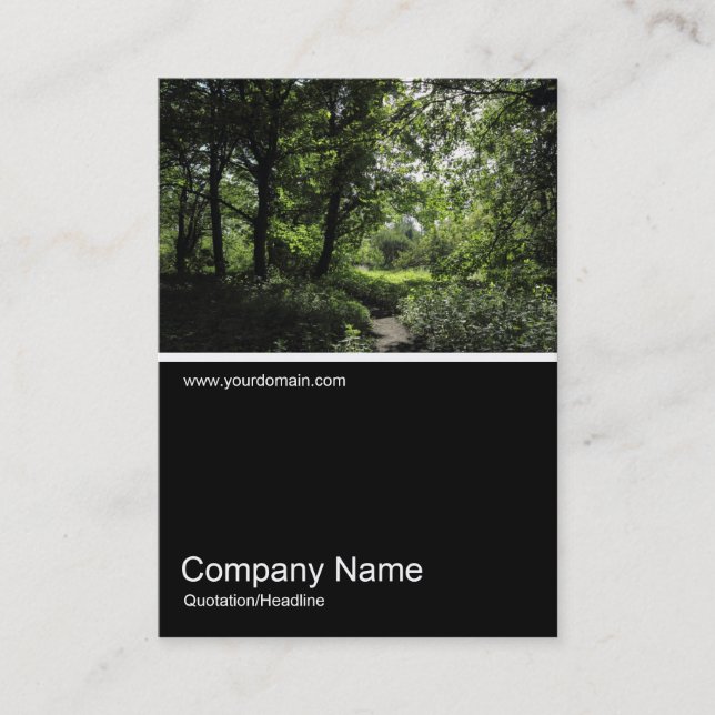 Cartão De Visita Meia foto 0324 - Primavera no bosque 03 (Frente)