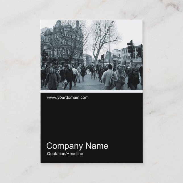 Cartão De Visita Meia Foto 037 - Hammersmith London (Frente)